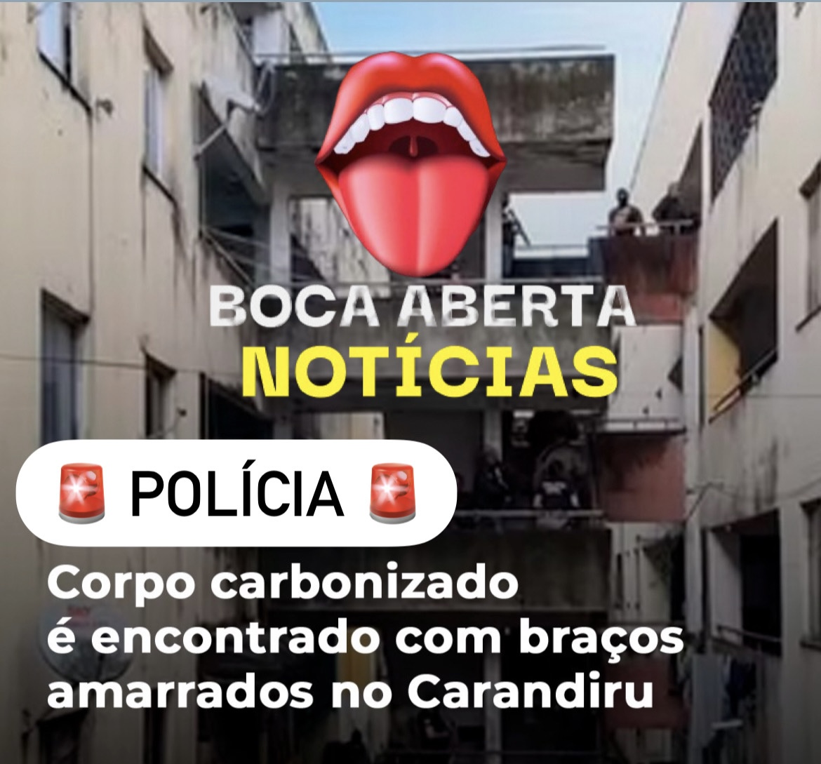 Corpo carbonizado encontrado no condomínio chamado “Carandiru”em Salvador