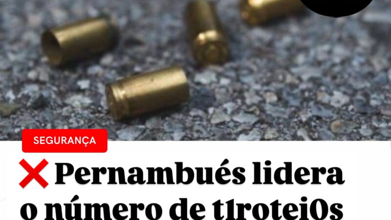 Pernambués lidera o número de tiroteios no mês de novembro em Salvador