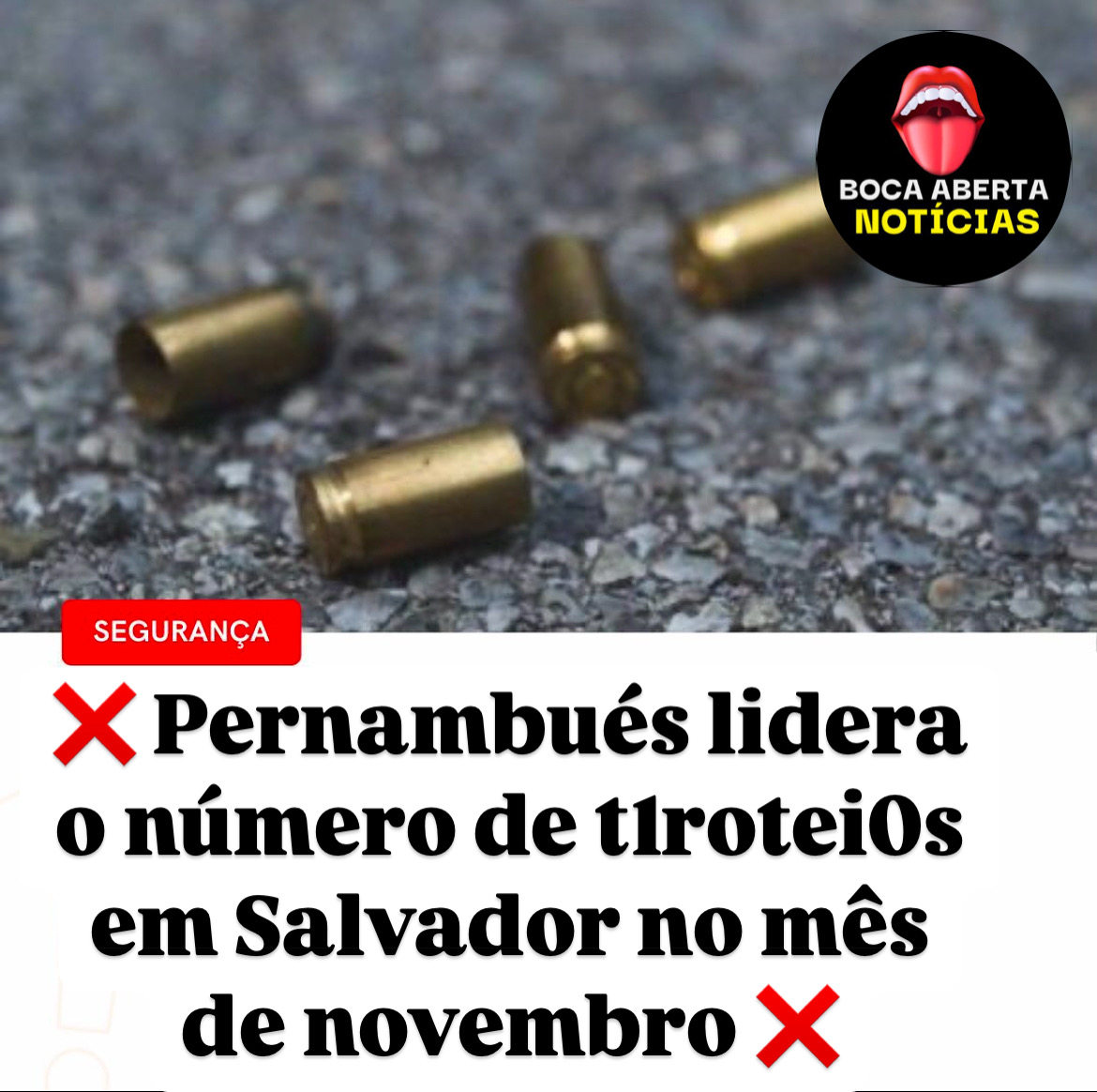 Pernambués lidera o número de tiroteios no mês de novembro em Salvador