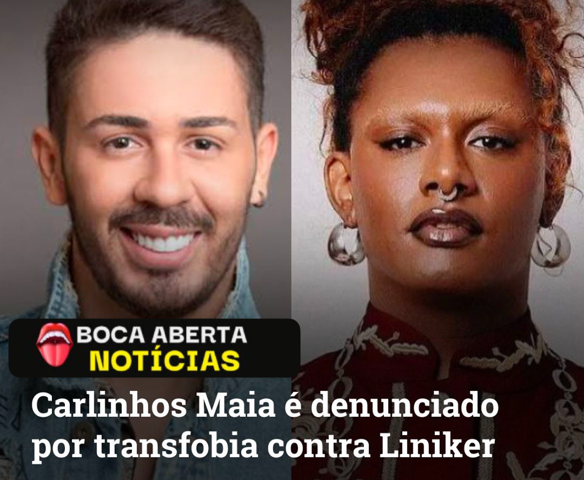 O influenciador digital Carlinhos Maia foi denunciado ao Ministério Público por transfobia