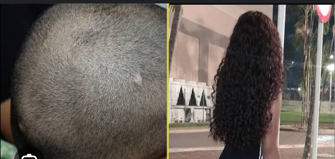 Adolescente tem cabelo raspado em ato religioso