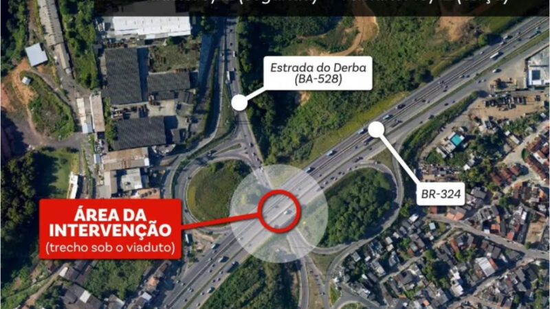 Tráfego na Estrada do Derba será temporariamente alterado nesta segunda e terça-feira (9 e 10)
