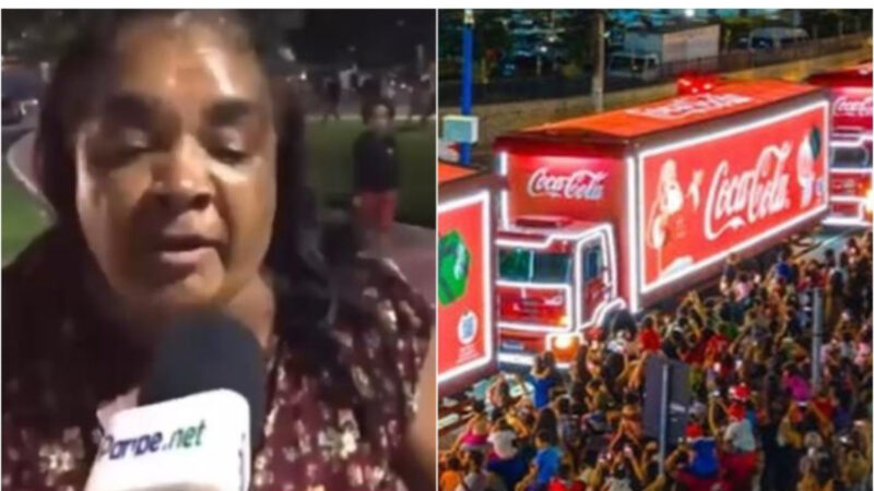 Caravana da Coca-Cola na Suburbana termina com Papai Noel apedrejado e população revoltada;