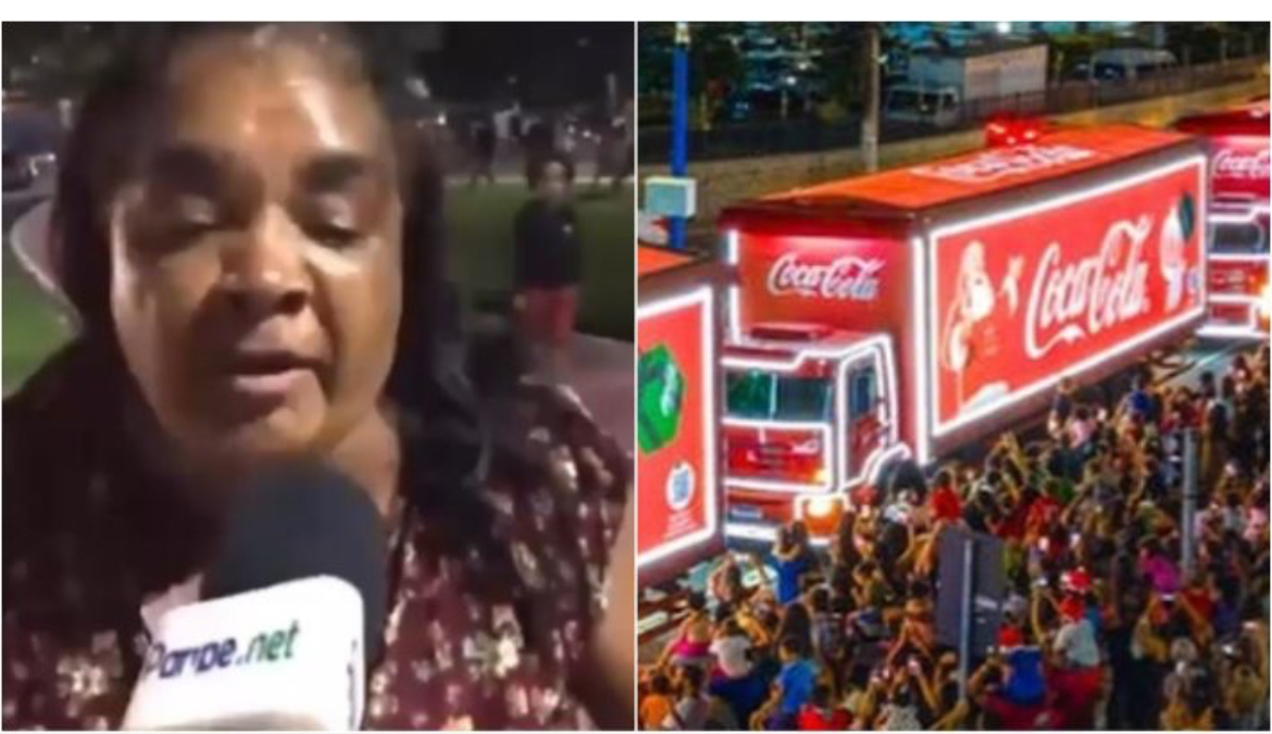 Caravana da Coca-Cola na Suburbana termina com Papai Noel apedrejado e população revoltada;