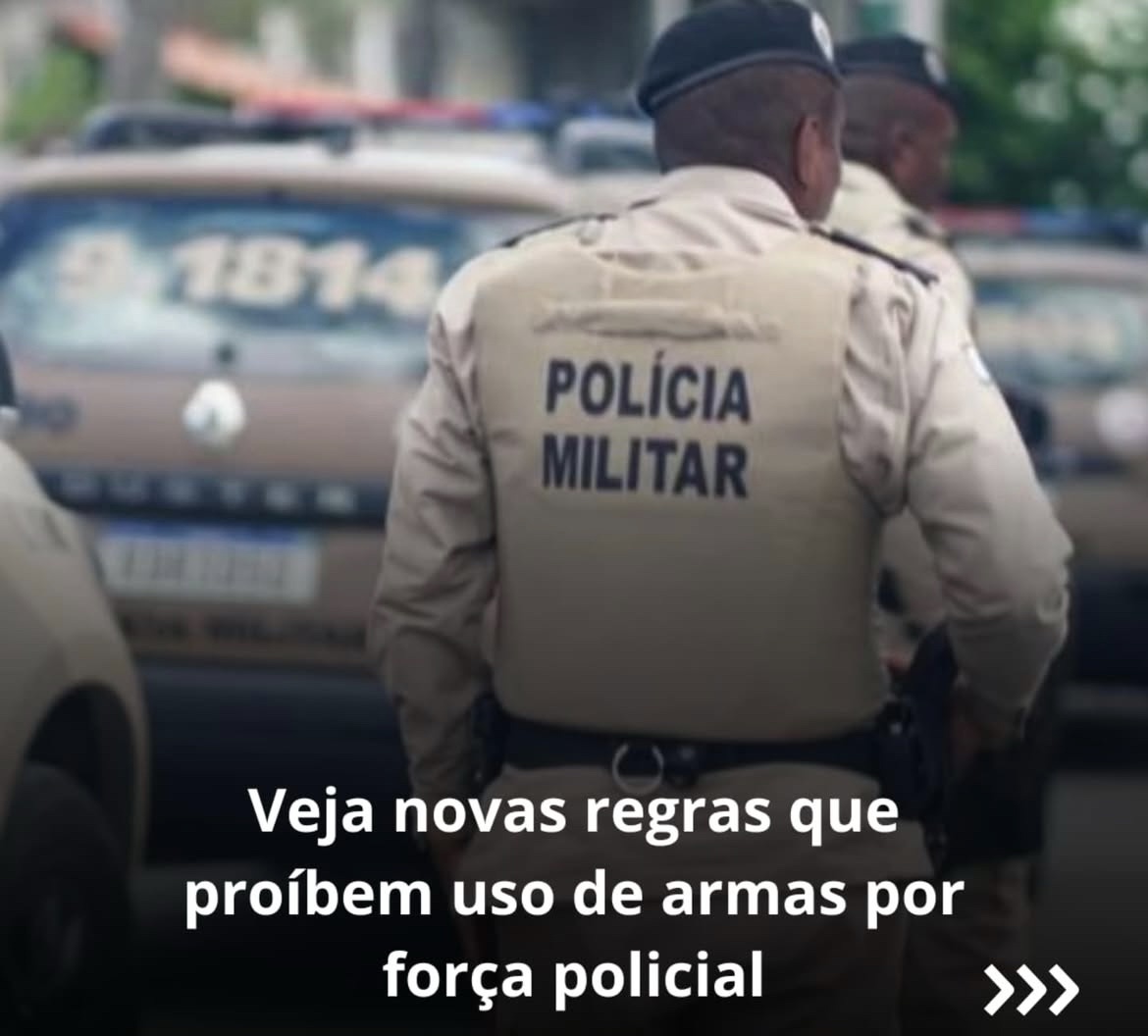 Veja novas regras que proíbem uso de armas por força policial