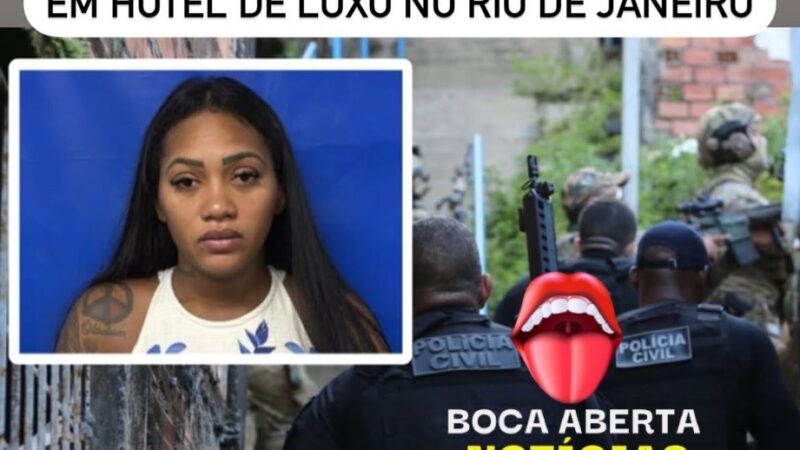 Mulher apontada como esposa de um dos chefes do tráfico na Bahia é presa em hotel no Centro do Rio