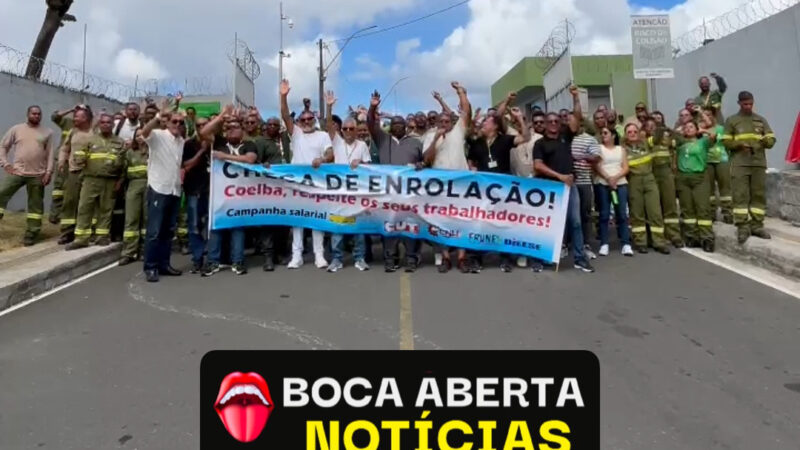 Funcionários da Coelba protestam: ‘Terça de Carnaval é feriado, sim
