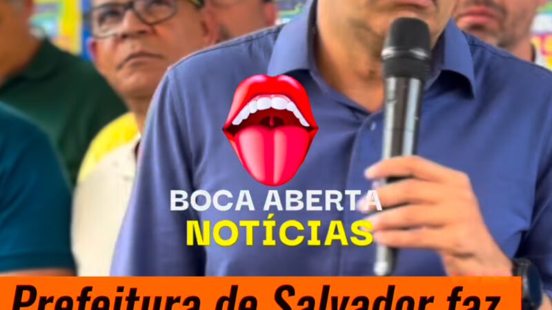 Prefeitura de Salvador entregou uma nova obra de contenção de encostas, desta vez na Travessa do Cajá.
