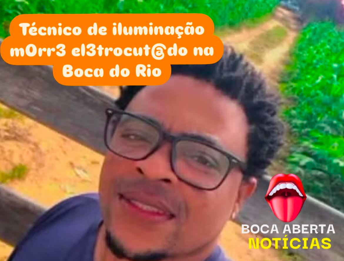 Técnico de iluminação morr3 el3trocut@do na Boca do Rio
