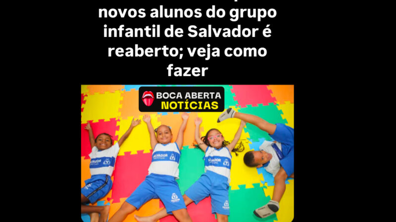 CADASTRO ESCOLAR 2025 – EDUCAÇÃO INFANTIL
