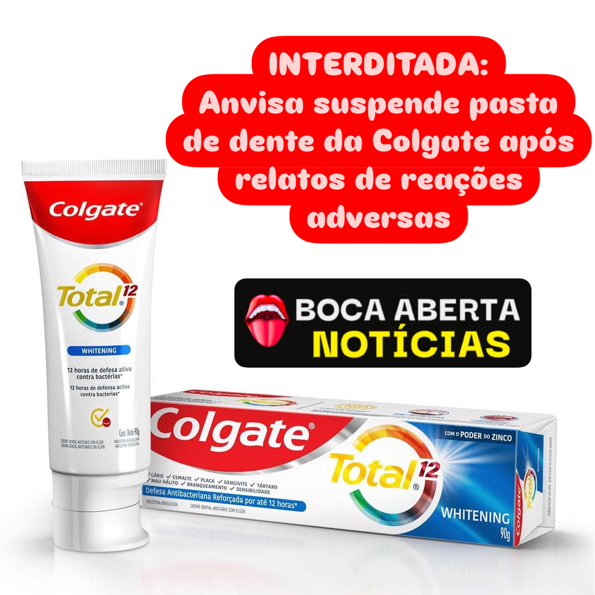 Anvisa interdita creme dental da Colgate