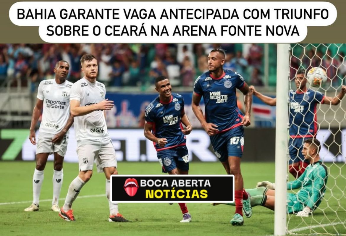 O Bahia fez a alegria da torcida na quarta-feira (26) ao vencer o Ceará por 3 a 2 em um jogo emocionante válido pela Copa do Nordeste.