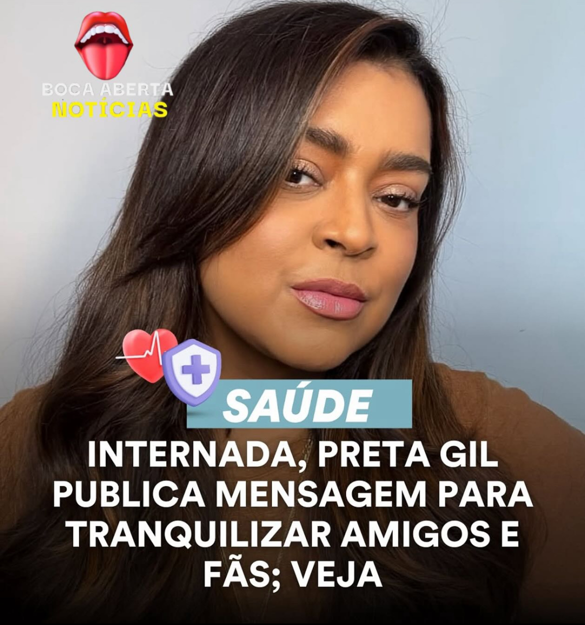 A cantora Preta Gil está internada por conta de uma infecção urinária em Salvador