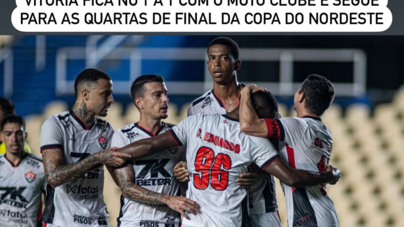 Na noite de quarta-feira (26), o Estádio Castelão, em São Luís, foi palco do duelo entre Moto Club e Vitória, que terminou empatado em 1 a 1